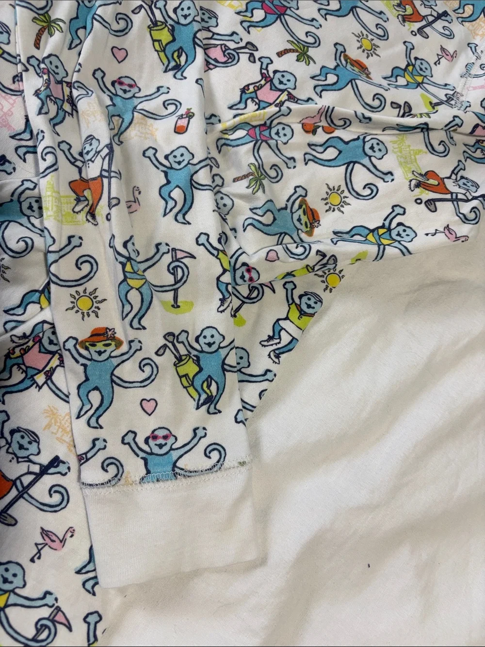 Roller Rabbit Multicolored Palm Beach-Print Kids Pajama Set - Unisex